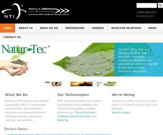 Ntic.com(Eco Friendly Product) Screenshot