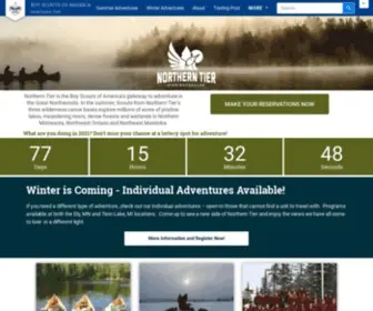 Ntier.org(Northern Tier) Screenshot