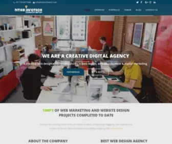 Ntierinfotech.com(Web Design & Digital Marketing Agency) Screenshot