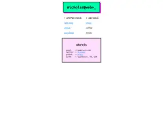 Ntietz.com(Hello) Screenshot