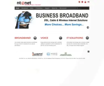 Ntinet.com(Your local internet & phone provider) Screenshot