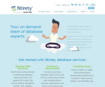 Ntirety.com(Managed Cloud Solutions) Screenshot