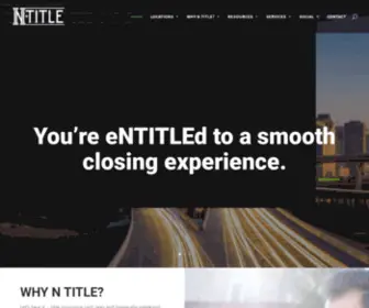 Ntitle.com(Title Company) Screenshot