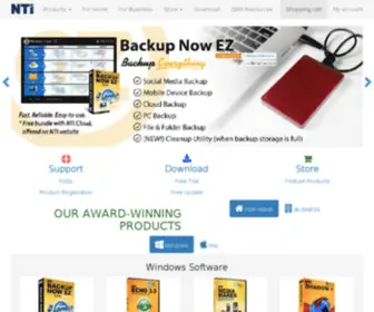 Ntius.com(CD DVD Burning Software) Screenshot