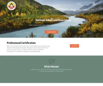 Ntla.info(National Tribal Land Association) Screenshot