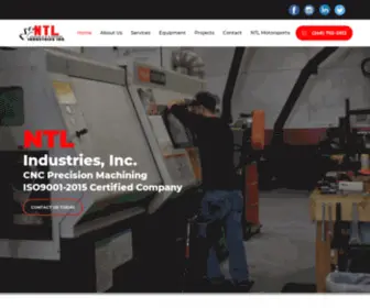 Ntlindustries.com(NTL Industries) Screenshot