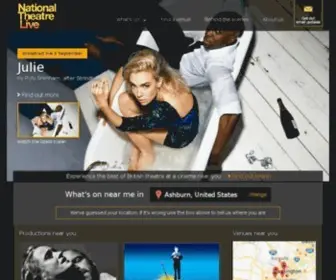 Ntlive.com(National Theatre Live) Screenshot