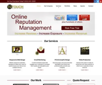Ntouchmarketing.com(Integrated Web Solutions) Screenshot