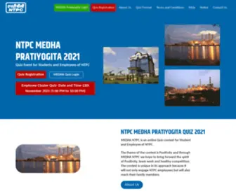 NTPcquiz.com(NTPC) Screenshot