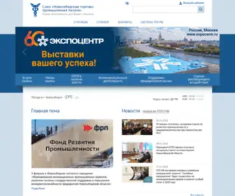 NTPP.ru(Официальный сайт Союза "Новосибирская торгово) Screenshot