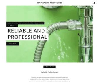 NTPplumbingandutilities.com(NTP Plumbing) Screenshot