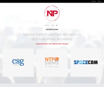 NTPshow.com(National Trade Show Productions) Screenshot