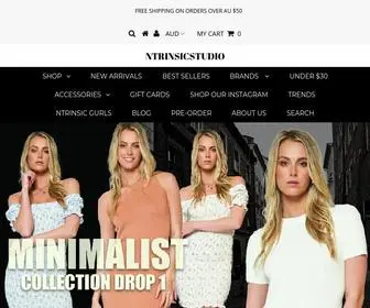 Ntrinsicstudio.com(ONLINE WOMEN CLOTHING STORE) Screenshot