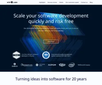 NTrlab.com(NTR Labs) Screenshot