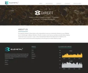 NTrmetals.com(Elemetal Direct) Screenshot
