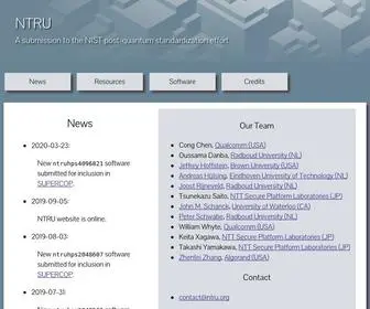 Ntru.org(NTRU) Screenshot