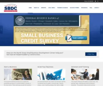 NTSBDC.org(North Texas Small Business Development Center Network) Screenshot