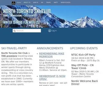 NTSC.ca(North Toronto Ski Club) Screenshot