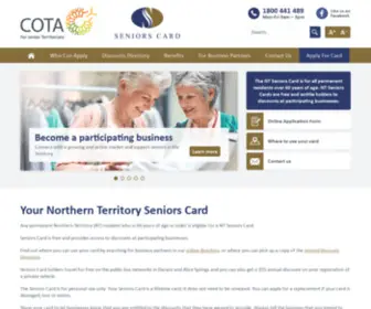 Ntseniorscard.org.au(Northern Territory Seniors Card) Screenshot