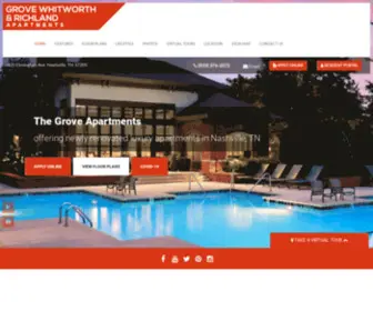 NTSgrovewhitworth.com(The Grove Apartments) Screenshot