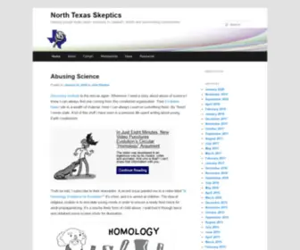 NTskeptics.org(North Texas Skeptics) Screenshot