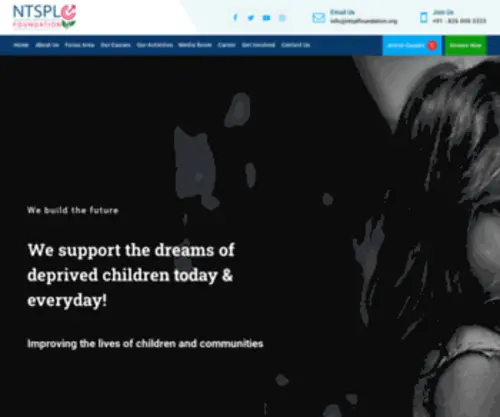 NTSPL-Foundation.org(Best NGO in India) Screenshot