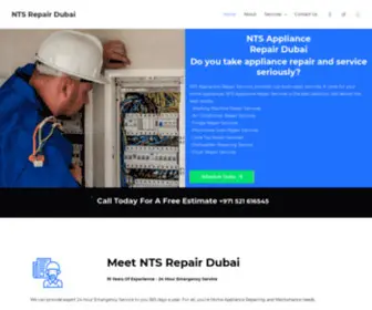 NTsrepairdubai.com(NTS Appliances Repair Services) Screenshot