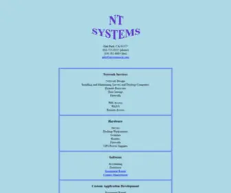 NTSYstemscal.com(NT Systems) Screenshot