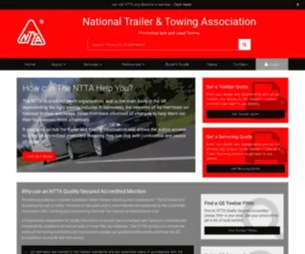 Ntta.co.uk(National Trailer & Towing Association Ltd) Screenshot