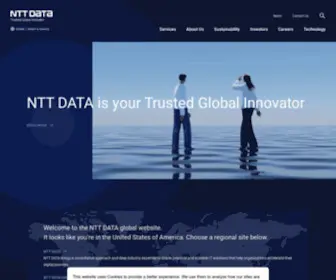 NTtdata.com(NTT DATA Group) Screenshot