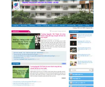 NTThnue.edu.vn(Trường THCS & THPT Nguyễn Tất Thành) Screenshot