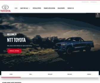 NTttoyota.co.za(New, Used & Demo Vehicles for Sale in South Africa) Screenshot