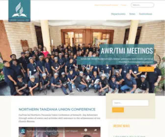 Ntucadventist.org(Official page of the Northern Tanzania Union Conference) Screenshot