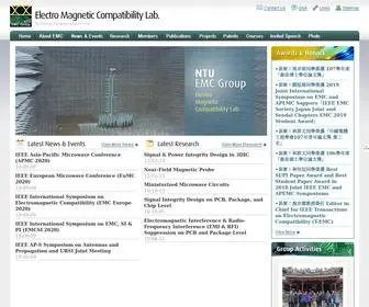 Ntuemc.tw(Electro Magnetic Compatibility) Screenshot