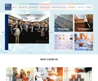 Ntuitive.sg(The innovation & enterprise company of Nanyang Technological University) Screenshot