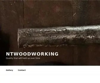 Ntwoodworking.com(Quality that will hold up over time) Screenshot