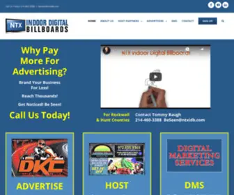 Ntxidb.com(NTX Indoor Digital Billboards) Screenshot