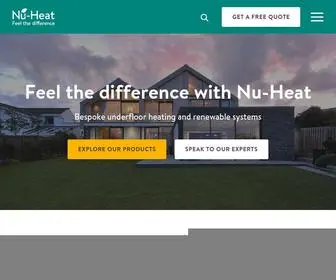 NU-Heat.co.uk(The UK's Leading Underfloor Heating Company) Screenshot