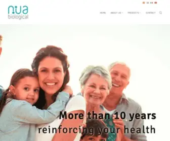Nuabiological.com(Nua Biological Innovations) Screenshot