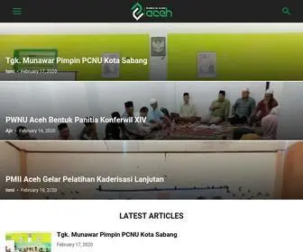 Nuaceh.com(NU Aceh) Screenshot