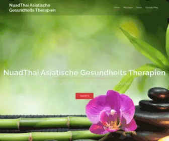 Nuadthai.ch(NuadThai Asiatische Gesundheits Therapien) Screenshot