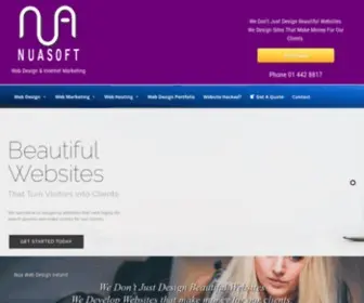 Nua.ie(Web Design Ireland) Screenshot