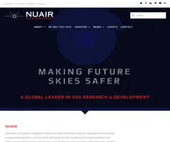 Nuair.org(Northeast UAS Airspace Integration Research) Screenshot