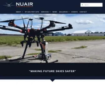 Nuairalliance.org(NUAIR & The New York UAS Test Site) Screenshot