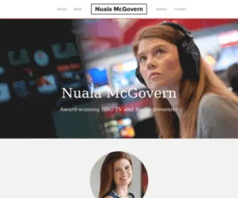 NualamcGovern.com(The official website for Nuala McGovern) Screenshot