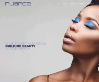 Nuance-SSA.com(Your Expert Partner in Building Beauty Across Africa) Screenshot