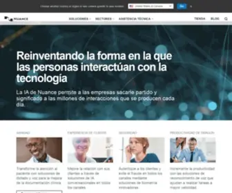 Nuance.es(Asistente virtual) Screenshot