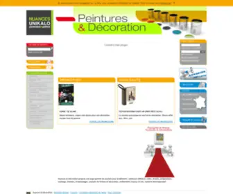 Nuancesetdecoration.com(Nuances : peinture pour le bâtiment) Screenshot