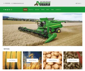 Nubamachinery.com(El Nubaria For Agricultural Services) Screenshot