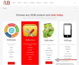 Nubcafm.com(Asset Management System) Screenshot